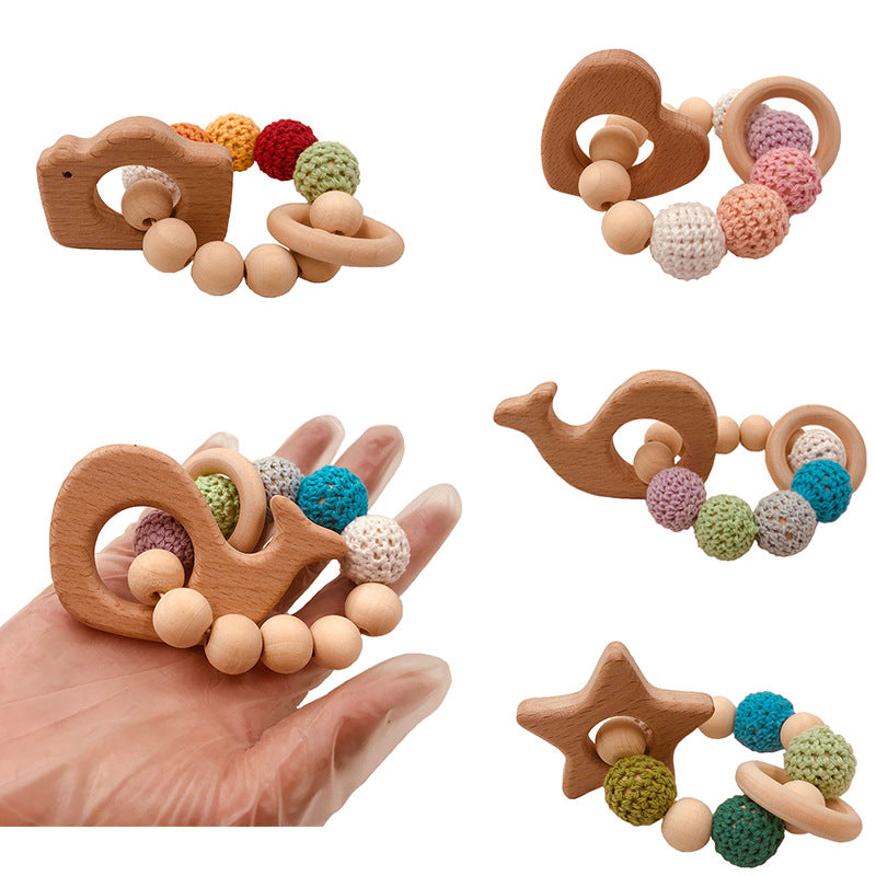 Handmade Crochet Baby Teething Toy