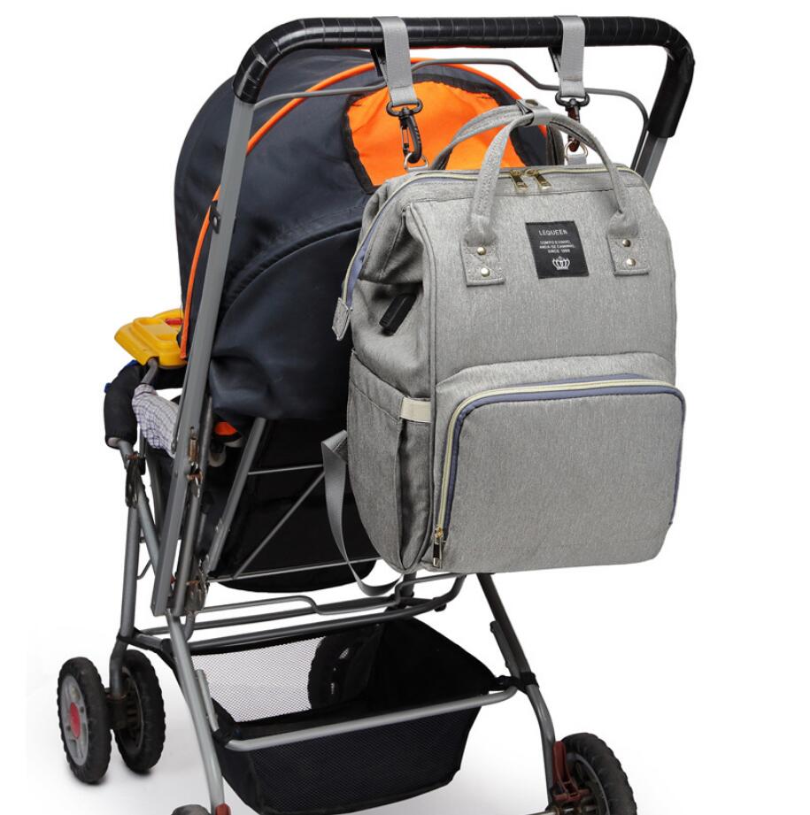 LeQueen Classic Backpack Diaper Bag With USB Port
