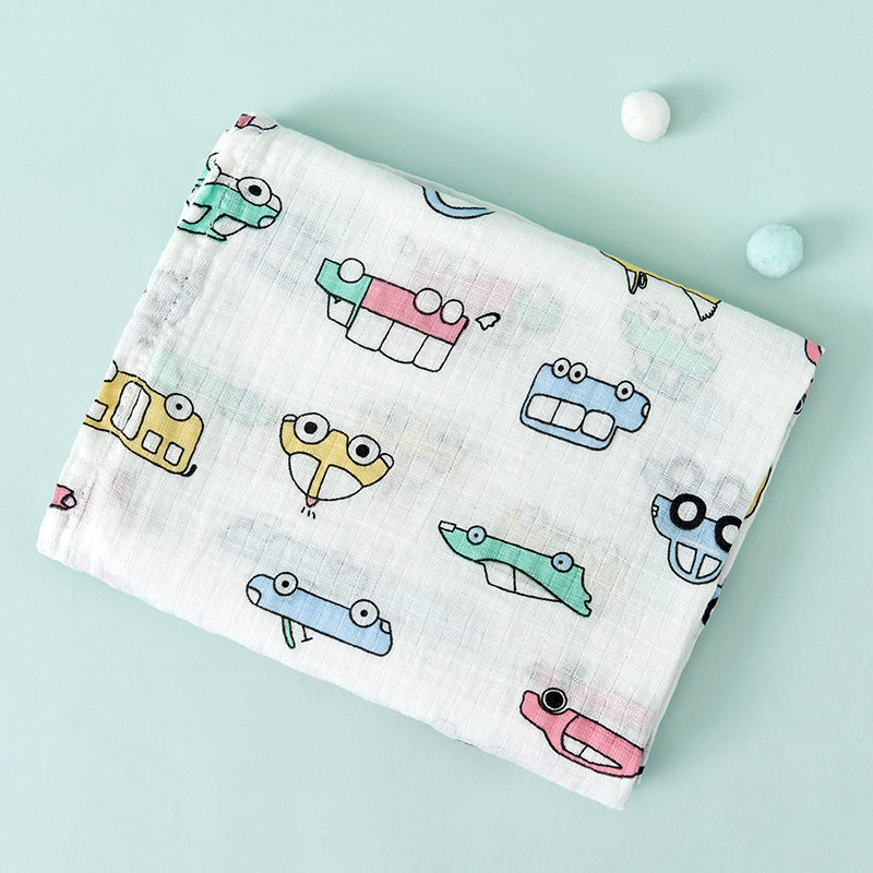 Double Layer Cotton Muslin Swaddle Blanket