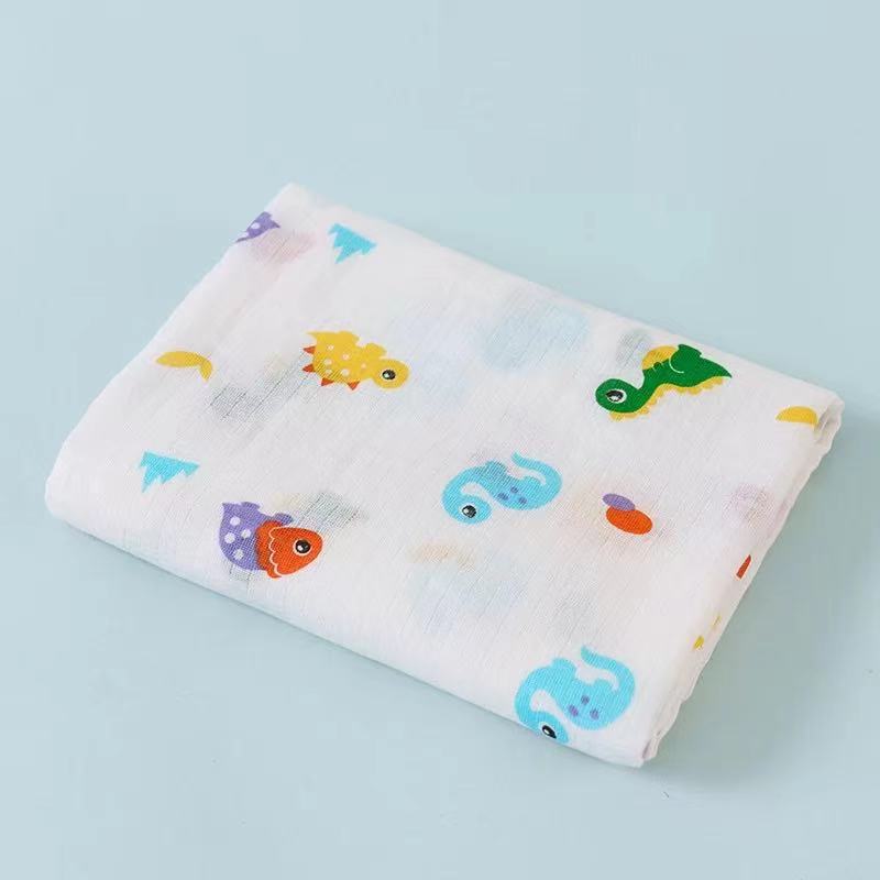 Double Layer Cotton Muslin Swaddle Blanket