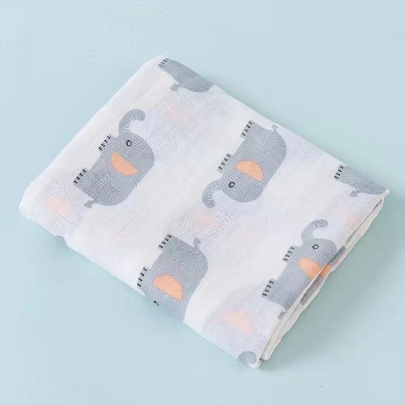 Double Layer Cotton Muslin Swaddle Blanket