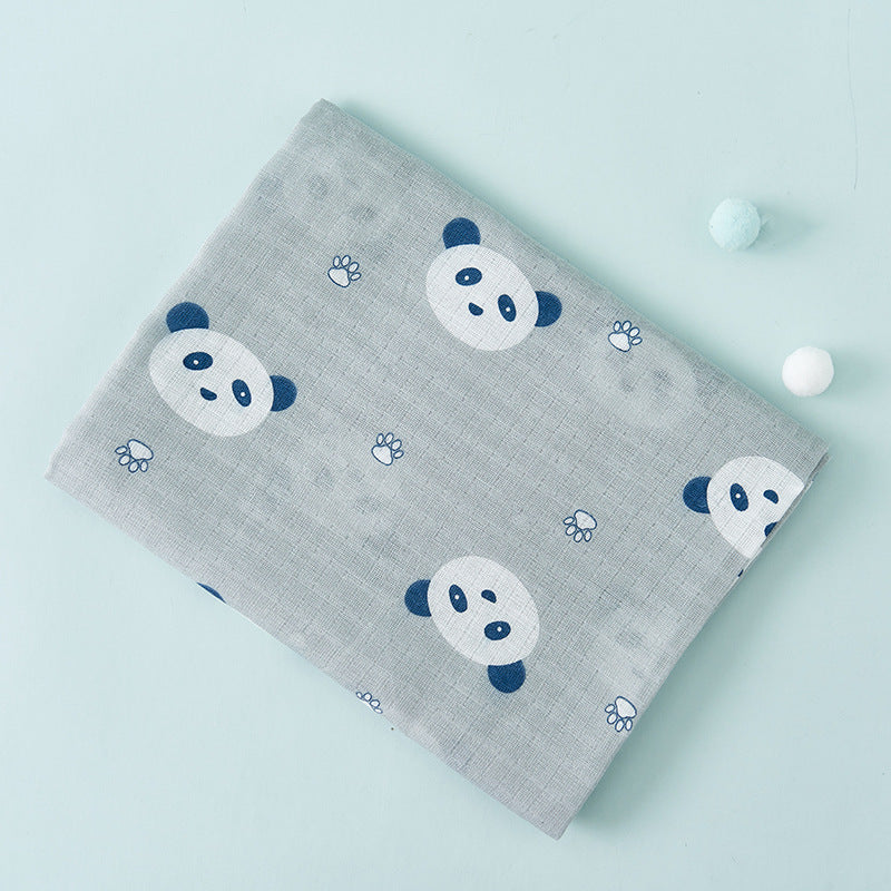 Double Layer Cotton Muslin Swaddle Blanket