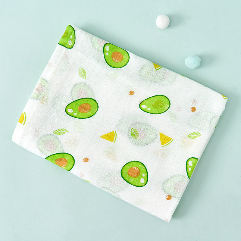 Double Layer Cotton Muslin Swaddle Blanket