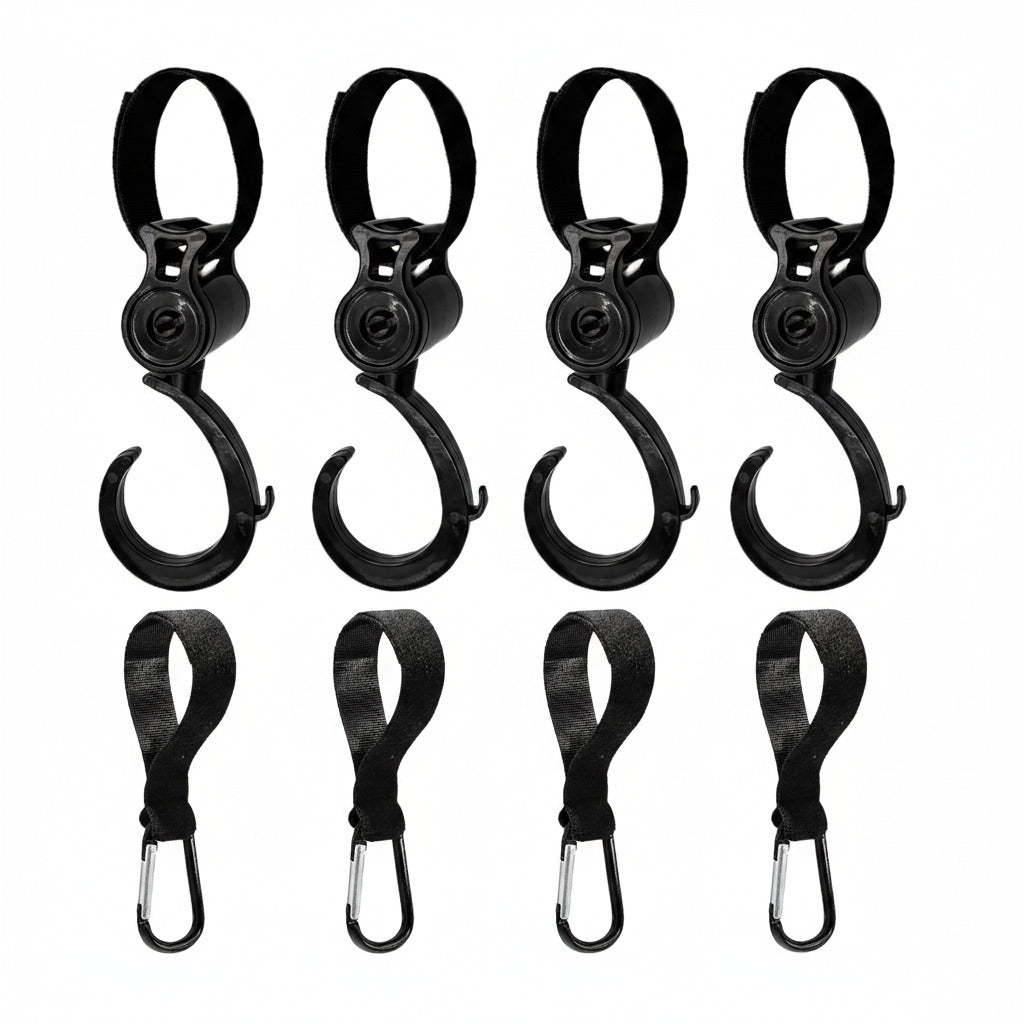 6-Piece Universal Stroller Hooks