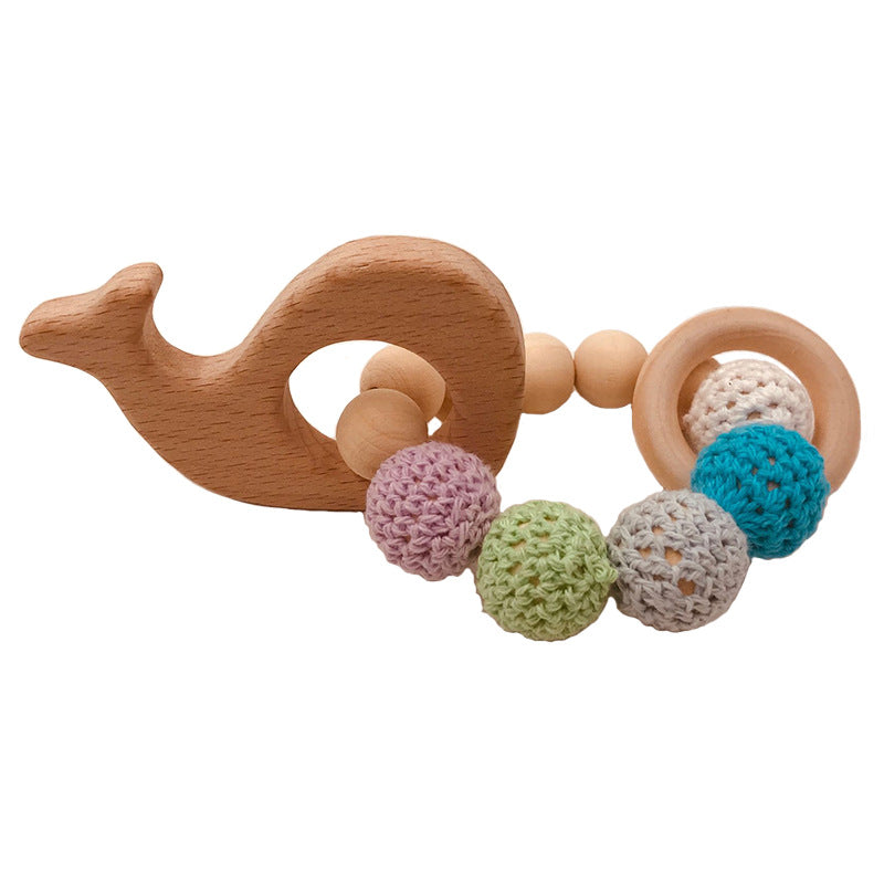 Handmade Crochet Baby Teething Toy