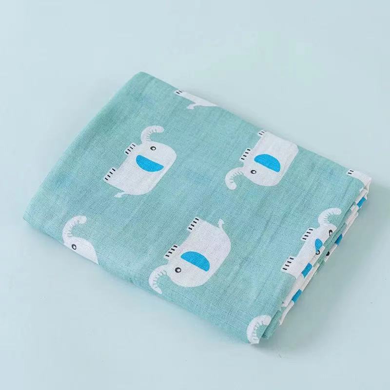 Double Layer Cotton Muslin Swaddle Blanket