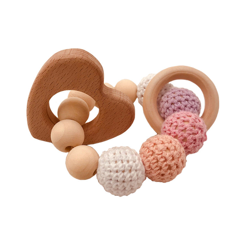 Handmade Crochet Baby Teething Toy