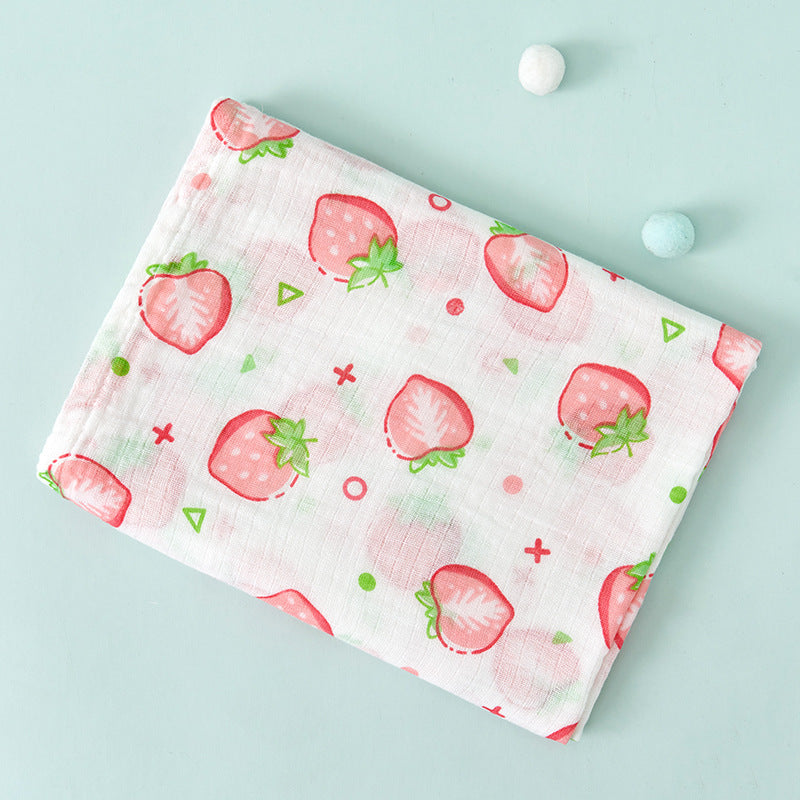 Double Layer Cotton Muslin Swaddle Blanket