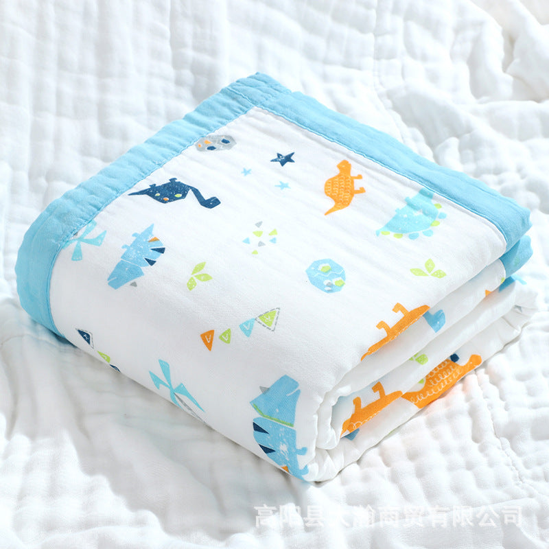 100% Muslin Cotton 6-Layer  Swaddle Blanket