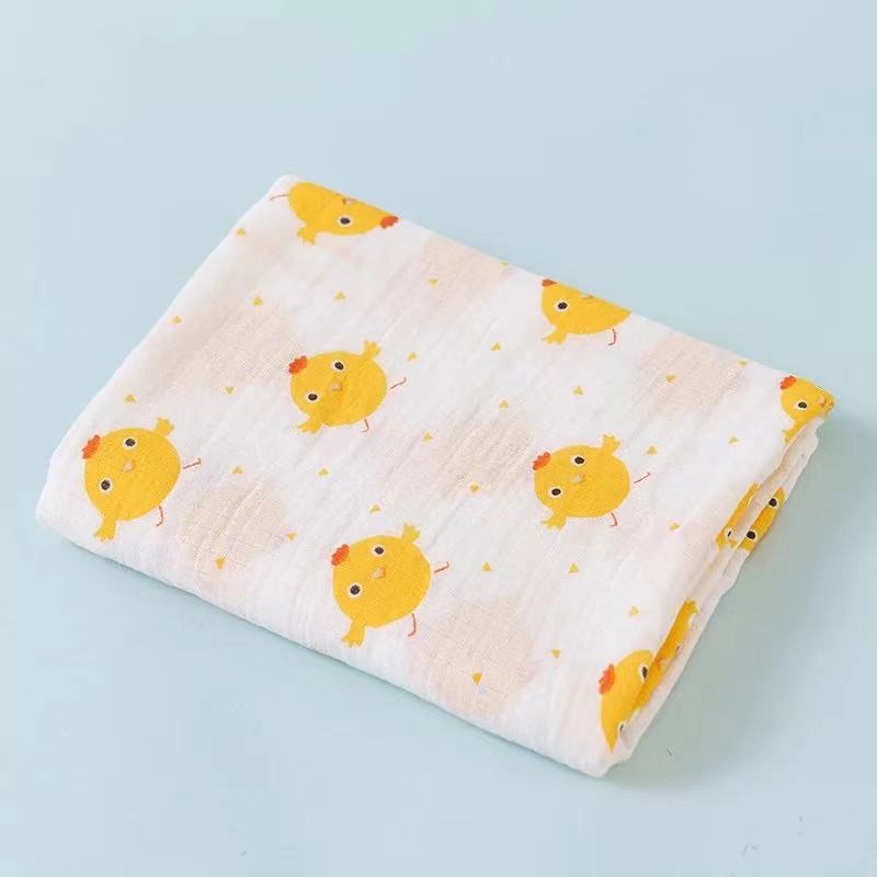 Double Layer Cotton Muslin Swaddle Blanket