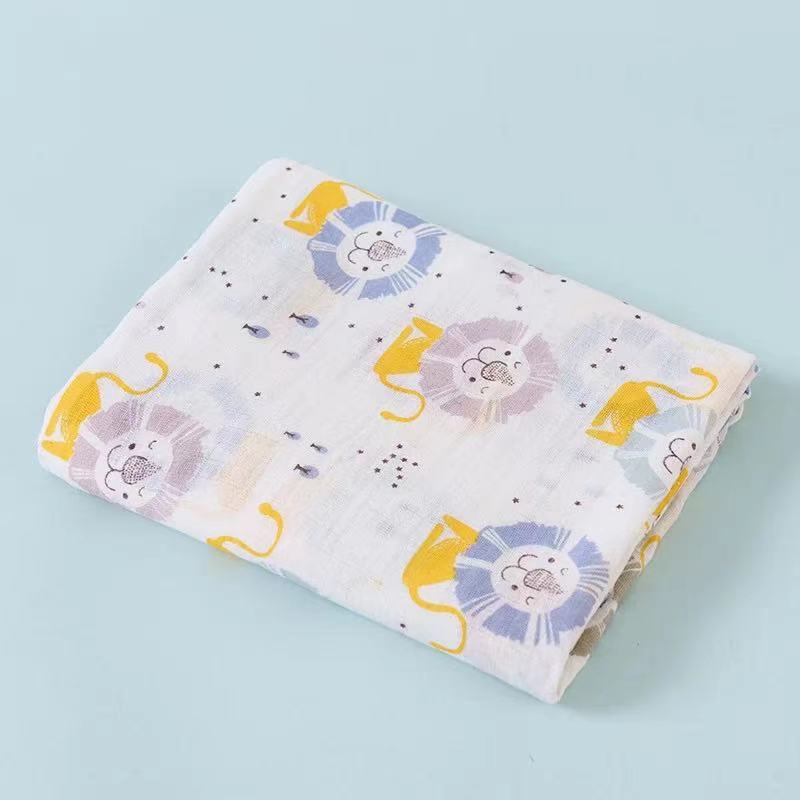 Double Layer Cotton Muslin Swaddle Blanket