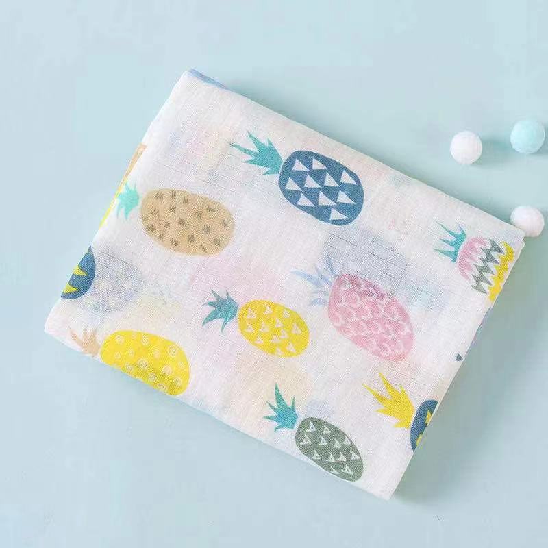 Double Layer Cotton Muslin Swaddle Blanket