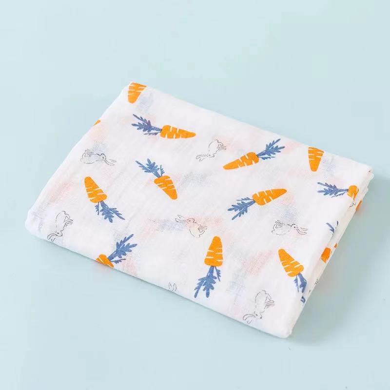 Double Layer Cotton Muslin Swaddle Blanket