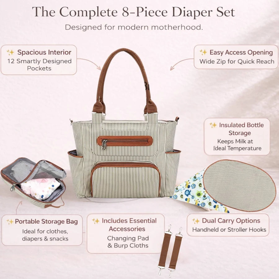 Handheld Diaper Bag Set